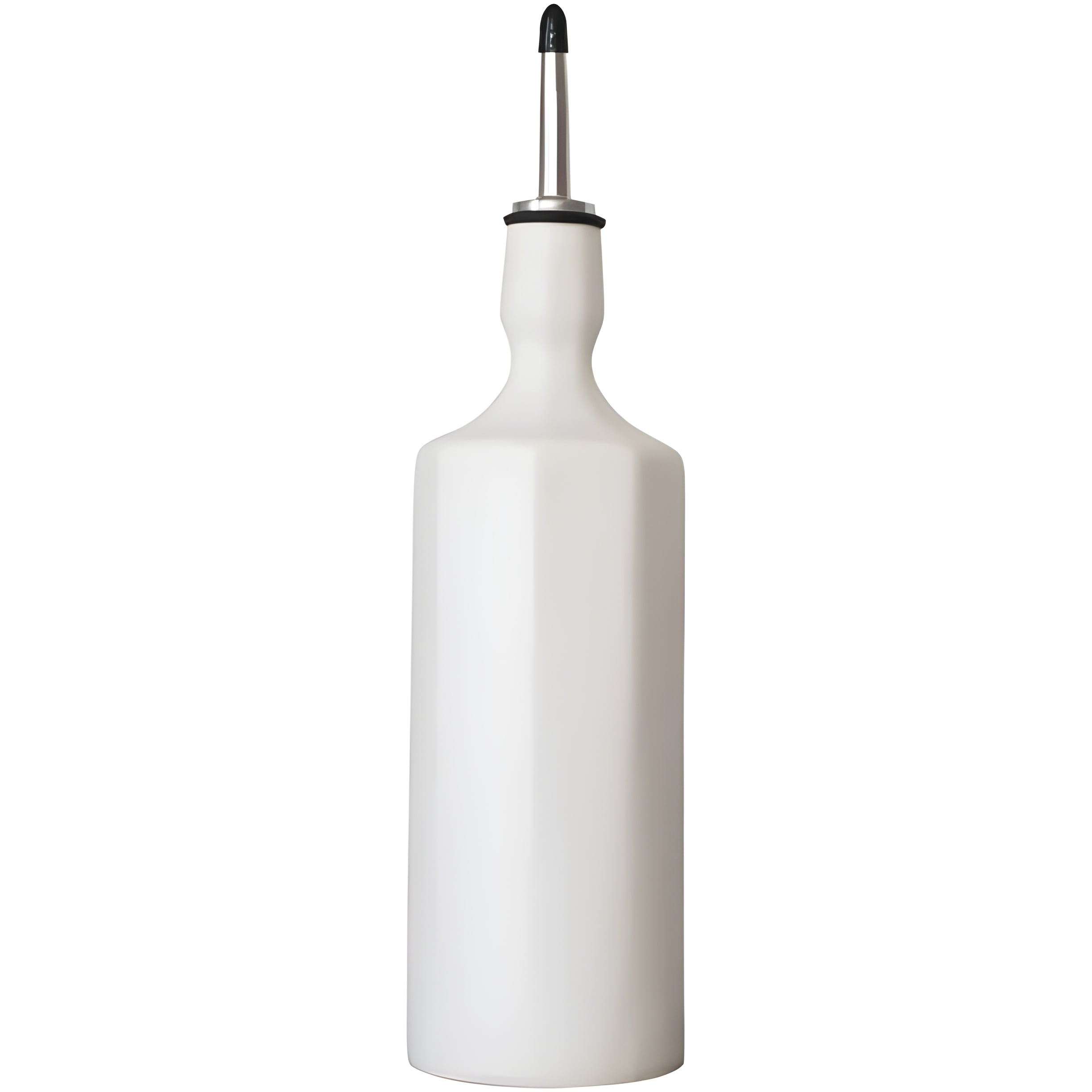 1pc ABS Oil Bottle, Minimalist White Oil Dispenser Bottle For
