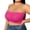 Hot Pink, variant on Women’s Plus Size Strapless Non‑Slip Bandeau Bra – Seamless, Front Closure, Large Bust Support Black XXXXXL