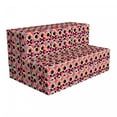 thumbnail image 1 of Geometric Foldable Mattress, Vivid Rounds and Squares, 74.8" x 39.4", Pastel Pink Multicolor, by Ambesonne, 1 of 6