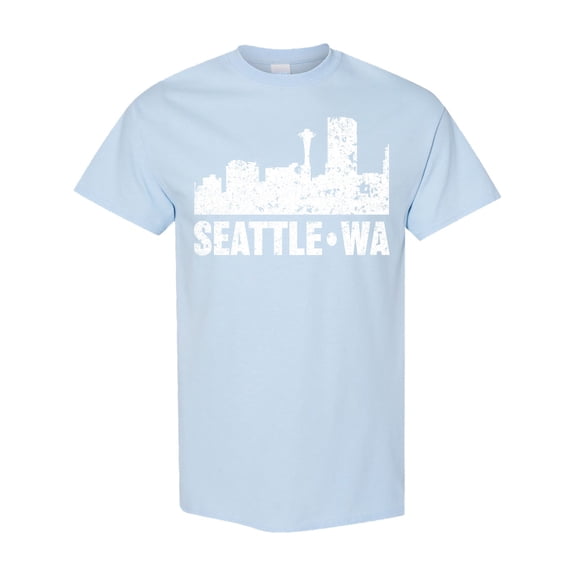 Inktastic Seattle Skyline Grunge T-Shirt