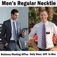 thumbnail image 4 of Men’s Paisley Jacquard Tie Set with Pocket Square and Cufflinks Formal Necktie Handkerchief Wedding Business Suit Accessories, 4 of 4
