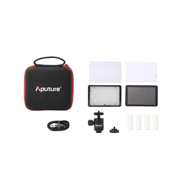 Panel de luz LED Aputure MC Pro RGBWW Mini de 5 W con LumenRadio
