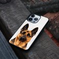 thumbnail image 4 of FINCIBO Soft Rubber Protector Cover Case for Apple iPhone 13 Pro 6.1" 2021 (NOT FIT iPhone 13 mini 5.4" 2021/iPhone 13 6.1" 2021/iPhone 13 Pro Max 6.7" 2021), Black Tan German Shepherd Dog, 4 of 5