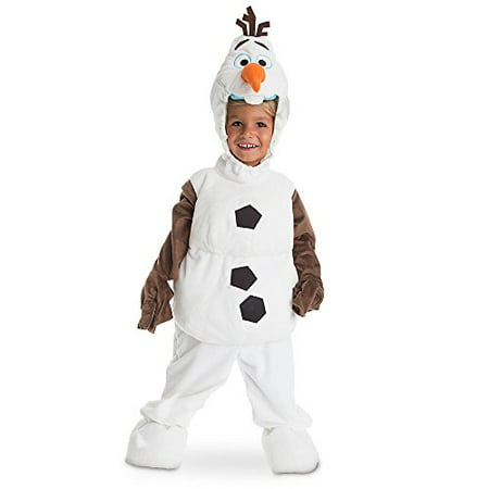 Disney Store Deluxe Frozen Olaf Plush Halloween Costume for Kids All Sizes (XS 4 or 4T)
