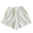 thumbnail image 3 of Shorts Women's Sports Shorts Summer Soft Breathable And Sweat Absorbent Odor And Leg Lengthening Effect With Pockets Thin Chaffing Shorts for Women Women Shorts Casual plus Size Elastic Waist Shorts, 3 of 4