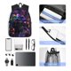 thumbnail image 4 of Balery Glowing Chameleon Fantasy Art Mochila para Mujeres y Hombres, Mochila Ligera Casual para Viajes, Mochila Clásica Básica para la Universidad, 4 of 6