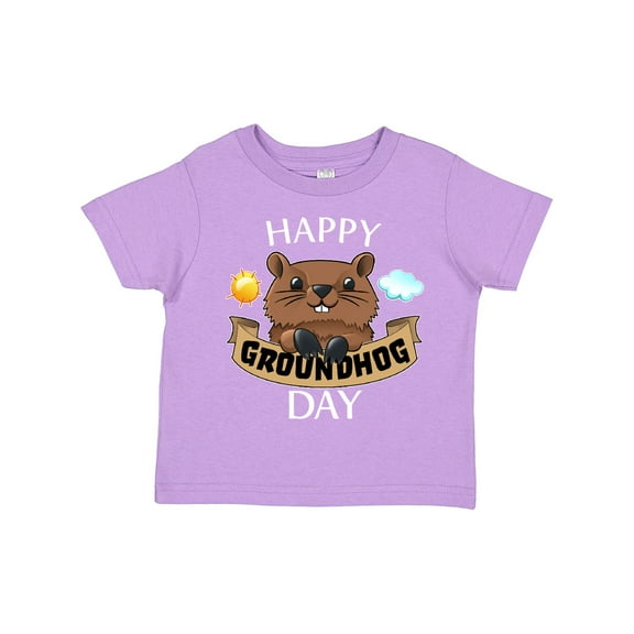 Inktastic Happy Groundhog Day Cute Boys or Girls Toddler T-Shirt