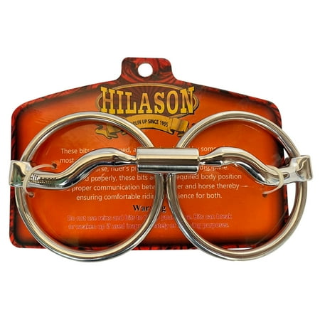BAR H EQUINE 5 In Mouth Med Port Loose O Ring Horse Bit Stainless Steel | Horse Bit