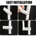 thumbnail image 2 of 5 Meters Foldable Ceiling Track Curved Curtain Track Flexible Ceiling Curtain Mount Curved Windows Track for Curtain Rail with Bed Divider Curtain Rail System, Ceiling Track, 2 of 4