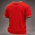 thumbnail image 4 of Never Forget 911 Patriotic Tee for Men with 25th Anniversary Print and Cotton Fabric Featuring 9/11 Memorial Shirts for Remembrance Ceremonies Church Services Community Events Red XXL, 4 of 4