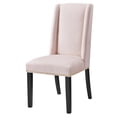 thumbnail image 5 of Side Dining Chair, Nailhead, Set of 2, Pink, Velvet, Modern Contemporary, Kitchen Room Cafe Bistro Restaurant Hospitality, 5 of 9
