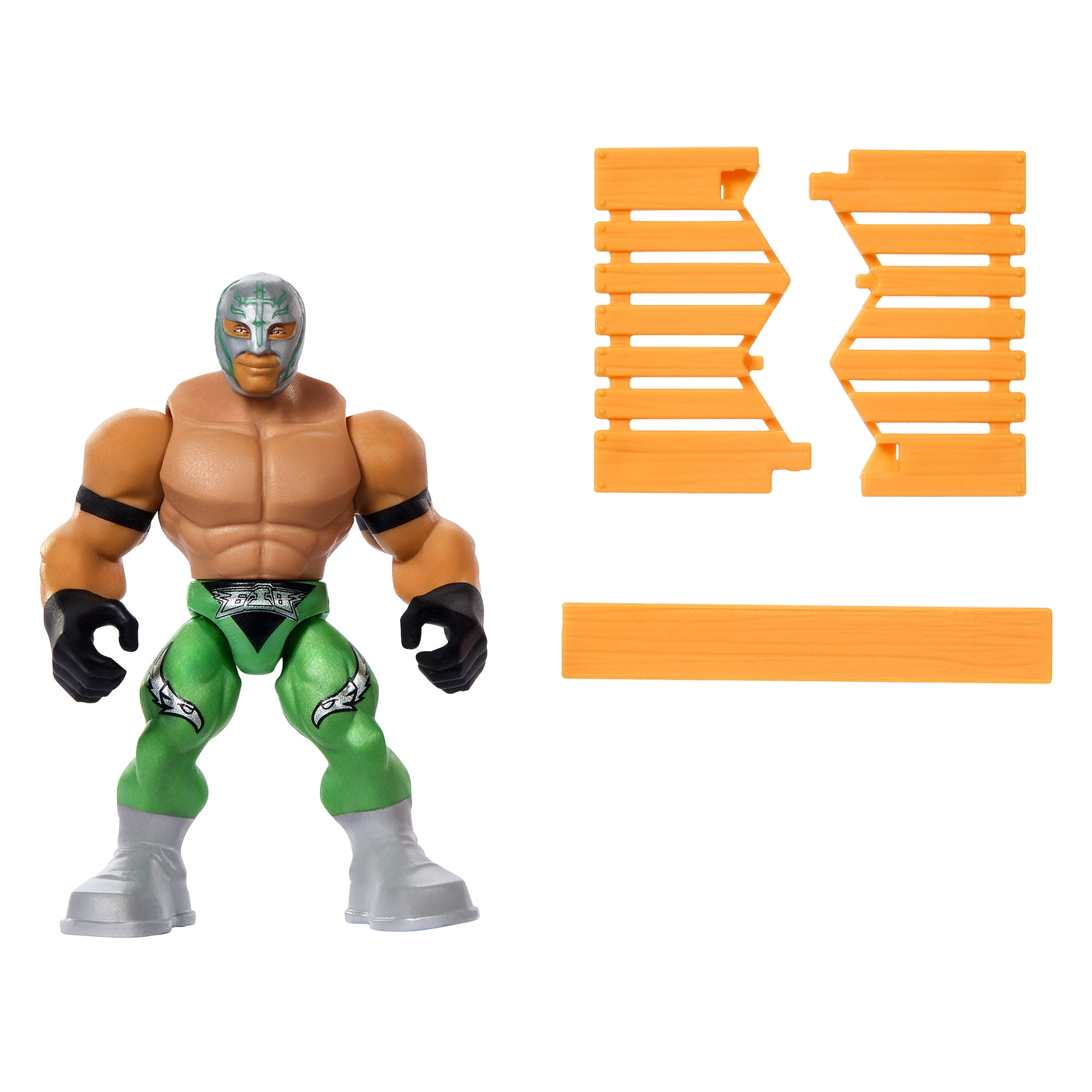 Rey Mysterio (Green) - WWE Knuckle Crunchers 6 Mattel WWE Toy Wrestling Action Figure