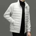 thumbnail image 2 of Ropa de diseñador para hombre, chaqueta de plumón de pato con cuello alto y relleno para hombre, chaqueta de invierno ligera para hombre, abrigo cálido para hombre, 2 of 4