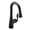 Matte Black, variant on Moen Arbor Matte Black One Handle High Arc Pulldown Bar Faucet with Reflex