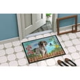thumbnail image 2 of Carolines Treasures CK1203MAT German Shorthaired Pointer Spring Door Mat Indoor Rug or Outdoor Welcome Mat 18x27 Doormat, 2 of 4