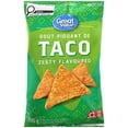 thumbnail image 1 of Great Value Taco Zesty Flavoured Tortilla Chips, 1 of 3