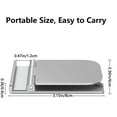 thumbnail image 3 of Tkrady Portable Foldable Desktop Cell Phone Holder,Cell Phone Stand 1Pack, Adjustable Universal Multi-Angle Cradle Stands for Tablet X/xr/xs max Samsung Galaxy-Silver, 3 of 6
