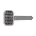 thumbnail image 3 of Pet Slicker Brush, Remove Floating Hair 135° Inclination Angle Multifunctional Cat Brush  For Cats Gray White, 3 of 8