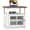 Whitewash, variant on Plamle 24 Inch End Table with Charging Station, Nightstand with USB Ports & Outlets, Storage Side Table with Adjustable Shelf & Glass Door for Bedroom Living Room, Wood Finish