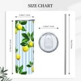 thumbnail image 3 of 20oz Insulated Stainless Steel Tumbler Mug | Lemon Fruit Summer Cup with Lid and Straw | Hot and cold insulation |Gifts for Men Women Teens, 3 of 6