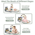 thumbnail image 5 of Baby Gym Mat,POPO Upgrade Baby Play Mat with Music and Toys for Boys and Girls Baby Shower Gift,Gray, 5 of 6