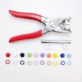 thumbnail image 1 of Herramienta de alicates de botón a presión, kit de sujetadores de pernos de presión de mano de Metal DIY (200 unids/set) ZefeiWu 8390605362743, 1 of 1