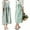 light green, variant on Japanese cotton Aprons for Women with Pockets Cross Back Cute Apron Dress for Gardening Painting Baking and Cooking
