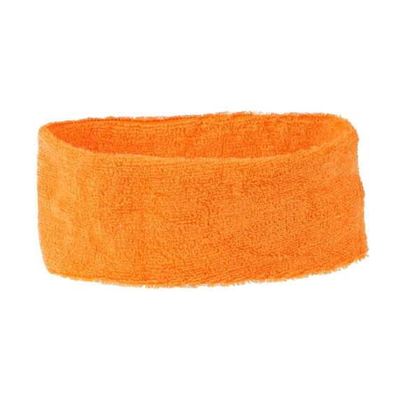 NUOLUX Sports Yoga Sweatbands Spa Facial Headband Make Up Wrap Terry Cloth Headband Adjustable Towel(Orange)