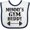White and Navy, variant on Inktastic Mommy Gym Buddy Workout Boys or Girls Baby Bib