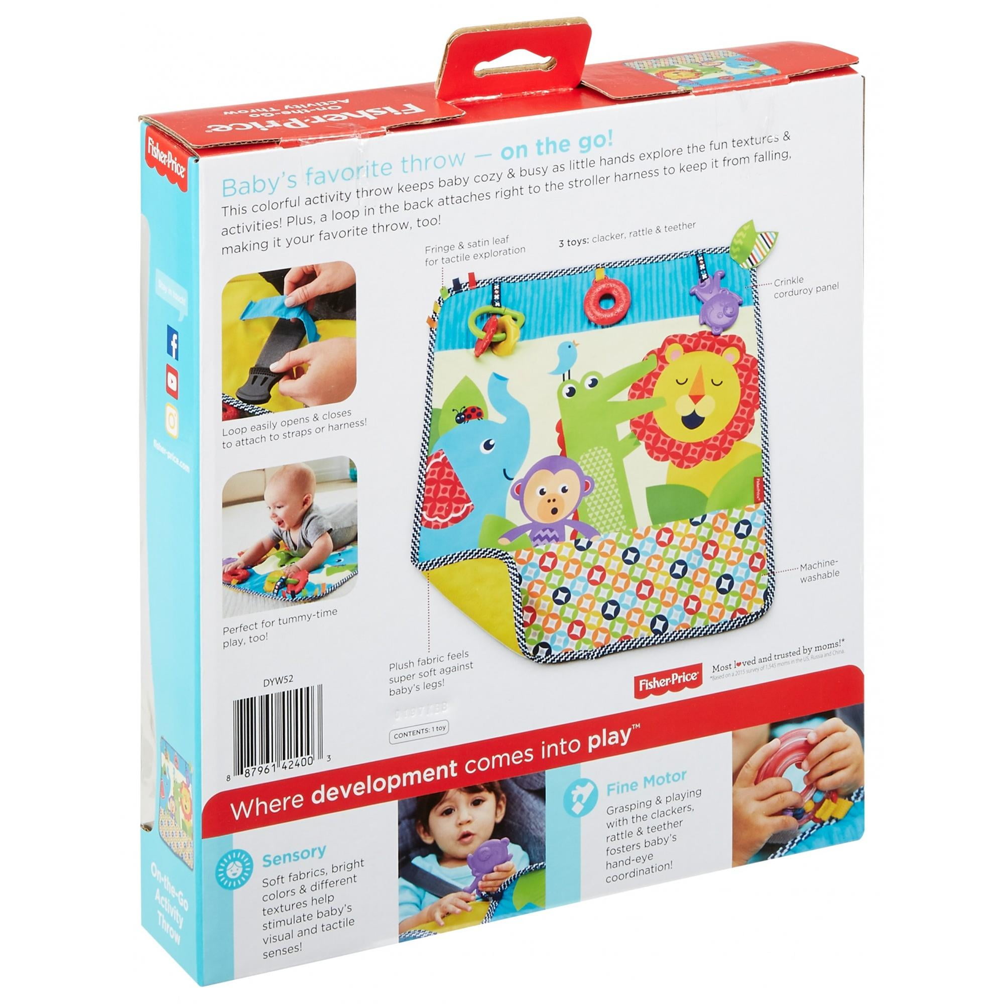 fisher price on the go activity throw