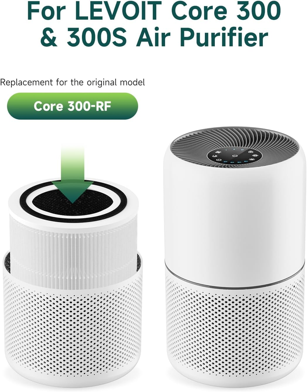 LEVOIT Filtro Originale 3-in-1 Per Purificatore D'Aria Serie LV-H134 – Sostituisci Ogni 6 Mesi