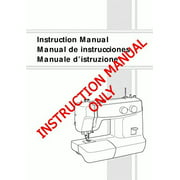 Angle View: Brother XL5020 Sewing Machine Owners Instruction Manual