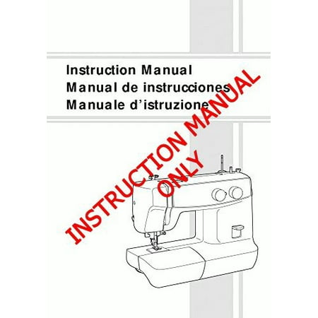 Brother XL5020 Sewing Machine Owners Instruction Manual