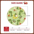 thumbnail image 4 of Kll Cute Dinosaurs Cartoon Christmas Tree Skirt 30",Party Decorations Farmhouse For Christmas Decorations Holiday Party, 4 of 8