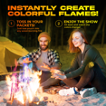 thumbnail image 2 of Fire Color Changing Packets with Citronella (25 Pack) Perfect for Campfire & Bonfire by Party Flames, 2 of 6