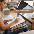 thumbnail image 5 of Haosy Accordion File Organizer Zipper Binder 500 Sheet 6-Tab Expanding File Folder Multi-Pocket 1.2 Inch 3 Ring American Flag and Eagle, 5 of 7
