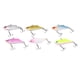 thumbnail image 1 of Señuelo de pesca realista, accesorios de pesca con cebo Artificial de plástico para agua dulce, 5,5 cm, 6 uds., 1 of 5