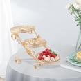 thumbnail image 5 of Three-Tiered Snack Tray Candy Serving Buffet Appetizers Vanity Trays, 5 of 8
