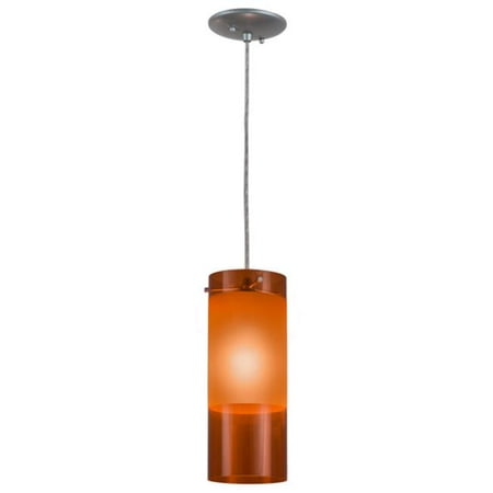 

Meyda 162264 5.5 in. Cilindro Play Mini Pendant Orange