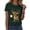Dark Green, variant on Womens Christmas Shirts Merry Christmas Printed T-Shirts Short Sleeve Holiday Tee Xmas Gift Tops Womens Christmas T Shirts (Pink,L)