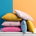 thumbnail image 4 of Pink Throw Pillow Covers Set of 2 with Zipper,Decorative Soft Pillow Covers for Couch Bed Sofa, 4 of 6