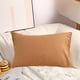 thumbnail image 5 of Xihbxyly Funda de Almohada Japonesa, Tela Suave Lavada, Elegantes Colores Lisos, Transpirable y Cómoda, Opción Multicolor, Decoración de Ropa de Cama para El Hogar, Tamaño 74 X 48 Cm, Incluye Una Pie, 5 of 6