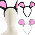 thumbnail image 3 of ZYHARUKO Mouse Ears Hairband Photo Props Kids Hair Hoop Headband Party Headpiece Fun Stage, 3 of 8