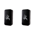 thumbnail image 3 of Almohadillas de boxeo de cuero PU para entrenamiento de artes marciales (negro), 3 of 3