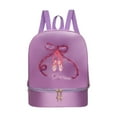 thumbnail image 1 of KLKCMS Ballet Dance Backpack Cute with Shoe Compartment for Jazz Latin Dance Sports, 1 of 9