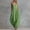 Green, variant on Scoop Neck Rompers for Women Sleeveless Button Down Jumpsuits Baggy Ruffled Hem Overalls with Pockets
