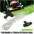 thumbnail image 3 of Lawn Mower Starter Handle Pull Cord Rope Set Universal Lawnmower Engine Starter Grip Parts Accessory, 3 of 5