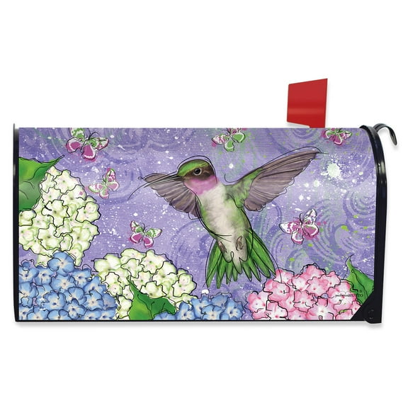 Briarwood Lane Hummingbird and Hydrangea Mailbox Cover