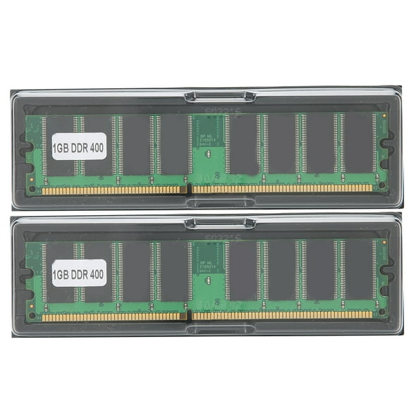 Módulo de memoria para computadora de escritorio, 2 unidades, doble cara, 16 granos, DDR, 1 GB, 400 MHz, PC-3200