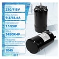 thumbnail image 2 of UST1152 Swimming Pool Pump Motor and Seal Replacement Kit, 1-1/2 HP Pool Pump Motor Up-Rated 56J Frame Compatible with Hayward Super SP2610X15, Super II, MaxFlow, Northstarpumps & Jacuzzi Magnumpumps, 2 of 6